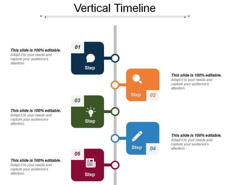 Helpful Vertical Timeline Templates In Word Powerpoint Format