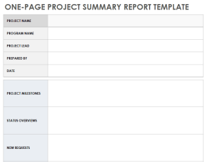 Free Summary Report Templates Excel Word Pdf