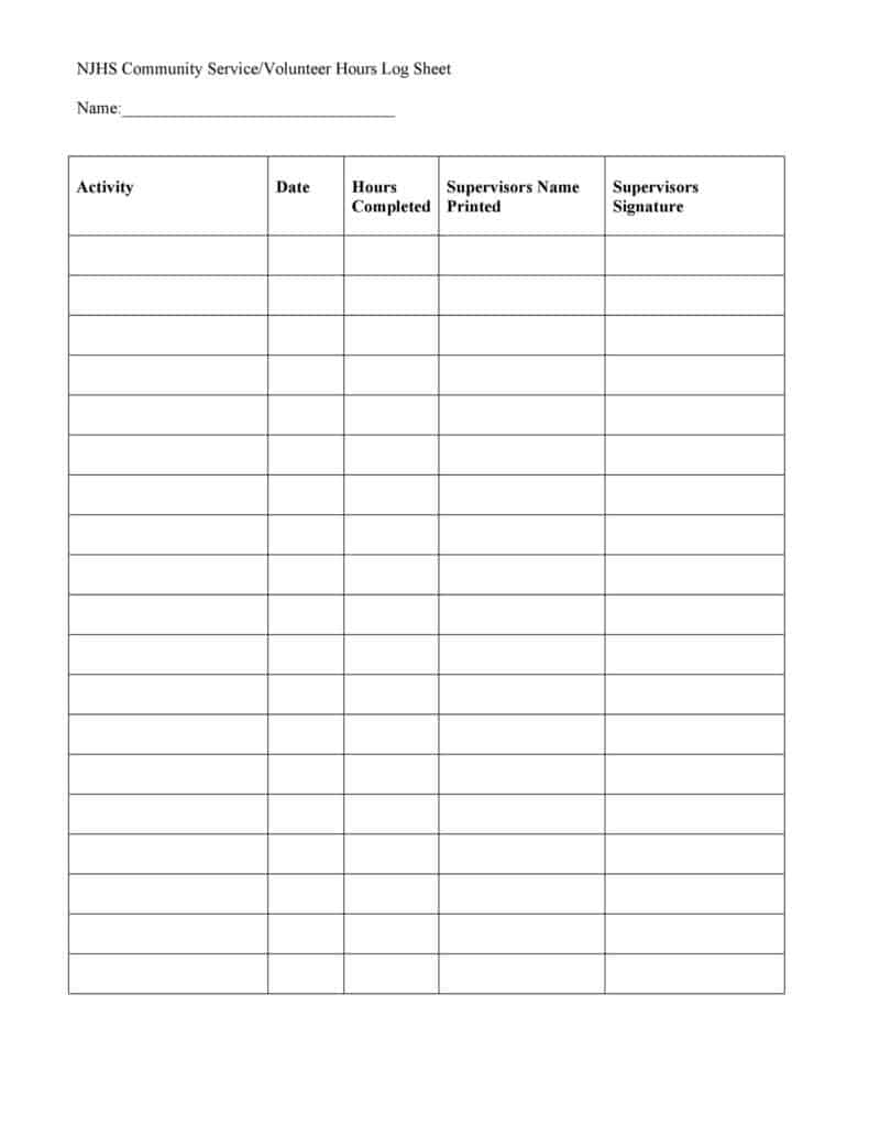 12 Free Log Book Templates Word Excel 