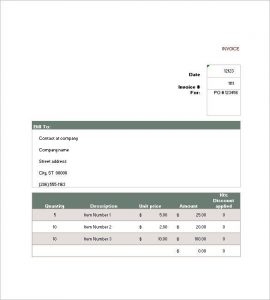 Best 4+ Sales Invoice Templates