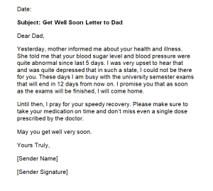 10 Day to Day Get Well Soon Letter Samples