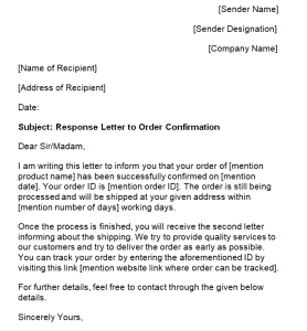 10+ Formal Response Letter Samples