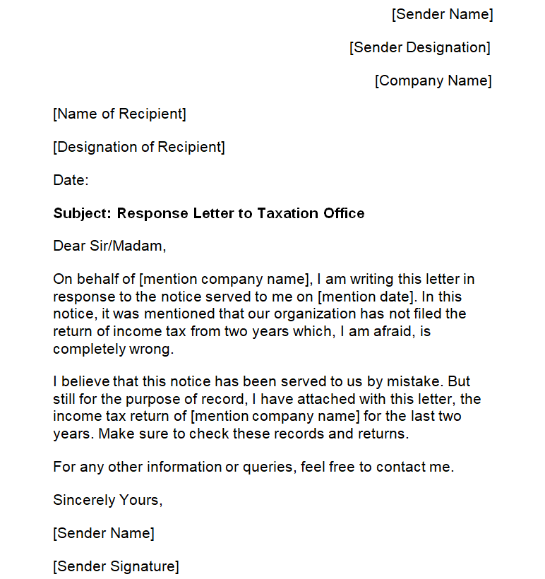 10 Formal Response Letter Samples