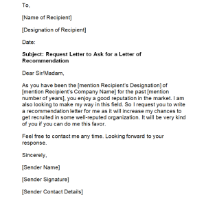 13+ Professional Request Letter Samples