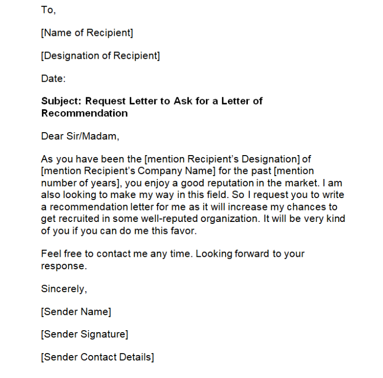 13+ Professional Request Letter Samples