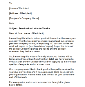 10 Useful Termination Letter Samples