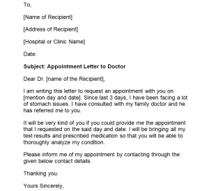 8 Formal Appointment Letter Samples   Appointment Letter To Doctor 300x274 