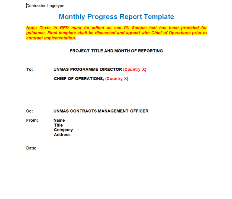 22-sample-progress-report-templates