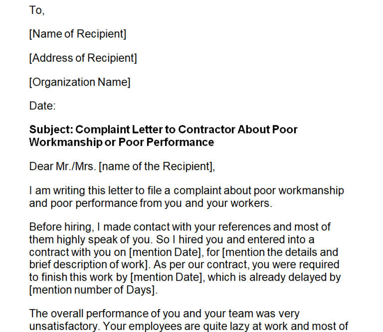 12+ Formal Complaint Letter Samples & Formats