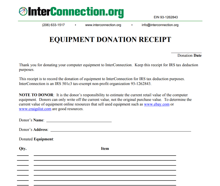 BEST 50+ Useful Donation Receipt Templates [WORD, PDF & EXCEL]