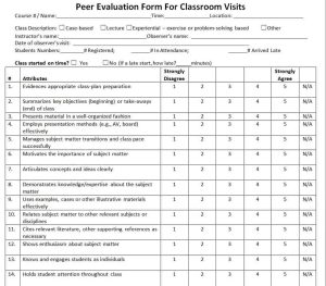 25+ Peer Evaluation Form Templates & Samples