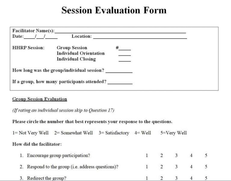 25+ Peer Evaluation Form Templates & Samples