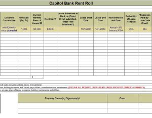 22+ Editable Rent Roll Templates [WORD, EXCEL]