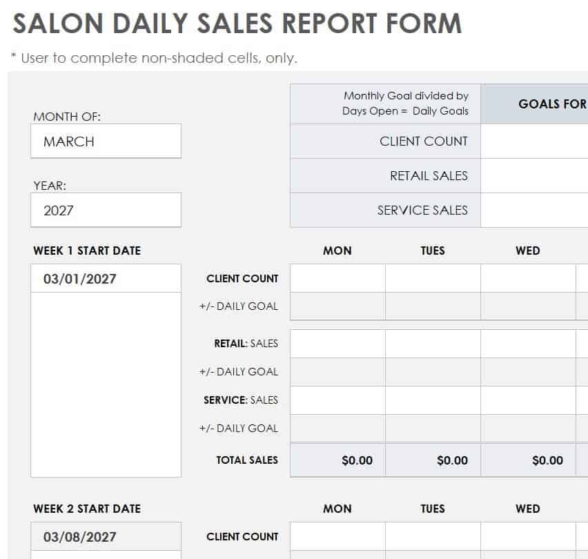 30 BEST Daily Report Templates in EXCEL WORD 