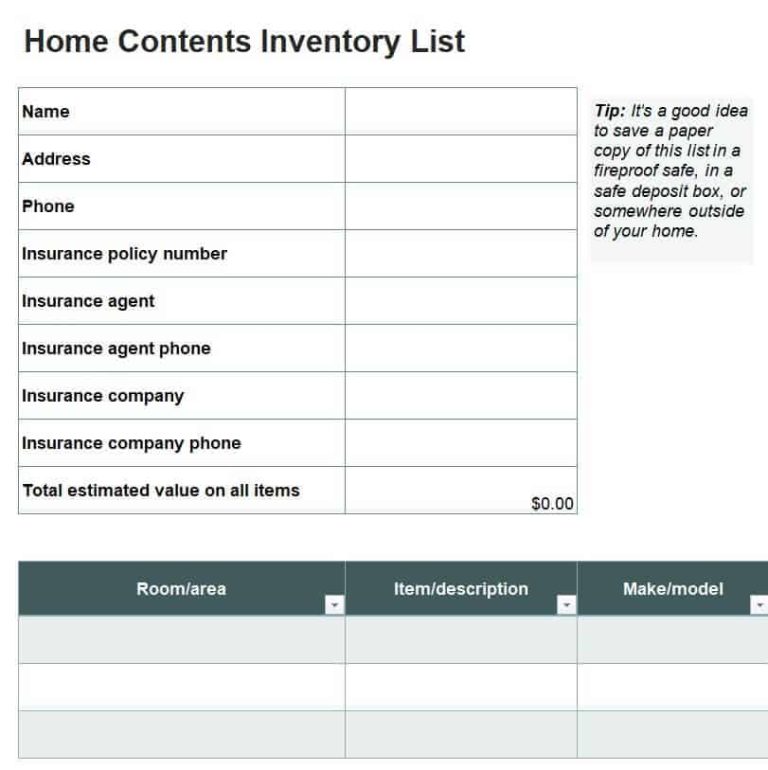 35+ FREE Inventory List Templates in Excel