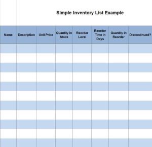 35+ FREE Inventory List Templates in Excel - Word Excel Formats