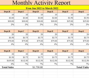 Top Customizable Monthly Report Templates In Word Excel