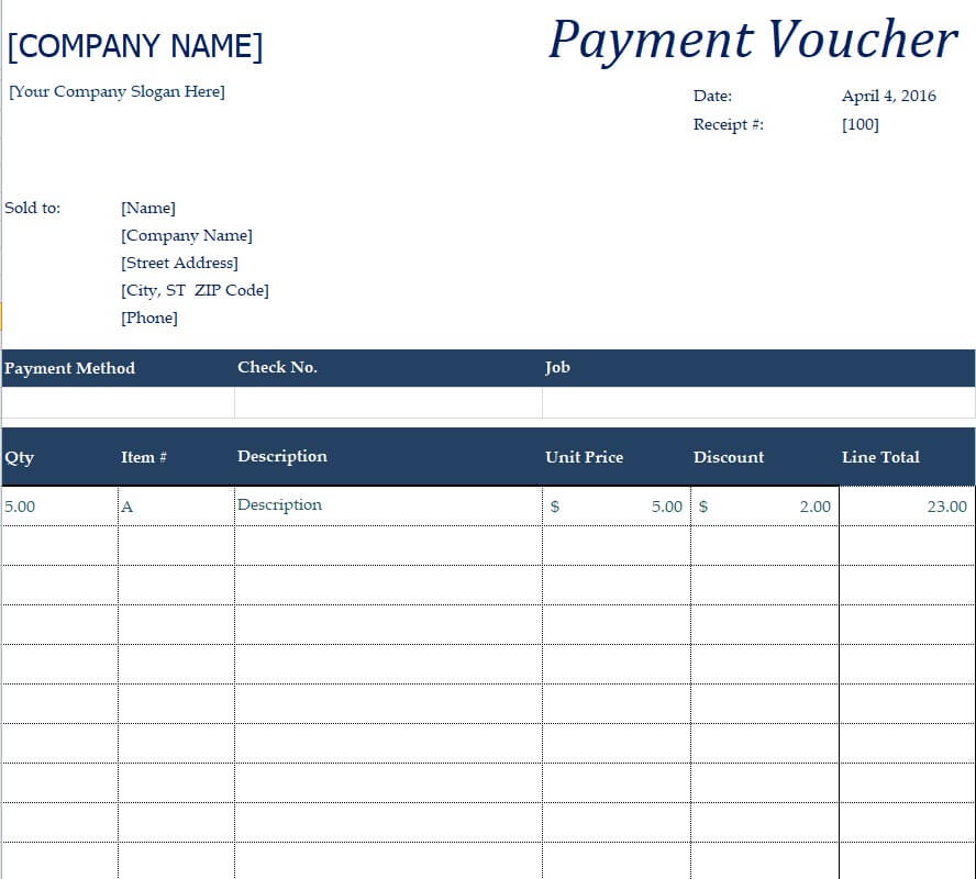 45+ FREE Payment Voucher Templates & Formats