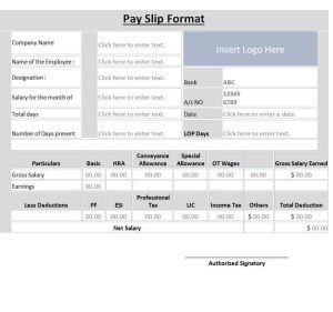 23+ Useful Payslip Templates & Formats [WORD & EXCEL]