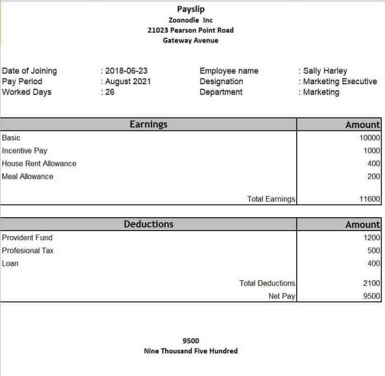 23+ Useful Payslip Templates & Formats [WORD & EXCEL]