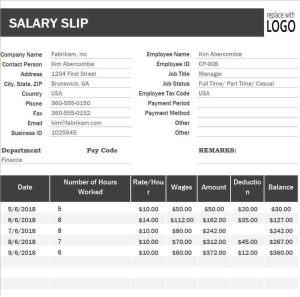 23+ Useful Payslip Templates & Formats [WORD & EXCEL]