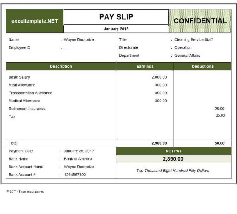 23+ Useful Payslip Templates & Formats [WORD & EXCEL]