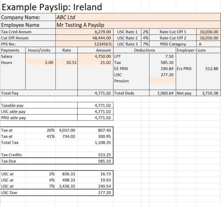 23+ Useful Payslip Templates & Formats [WORD & EXCEL]