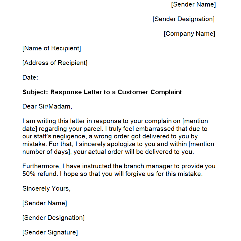 10+ Formal Response Letter Samples - Word Excel Formats