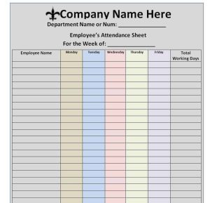 35+ Handy Attendance Sheet Templates [in WORD & EXCEL]