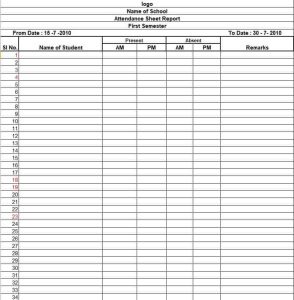 35+ Handy Attendance Sheet Templates [in Word & Excel]