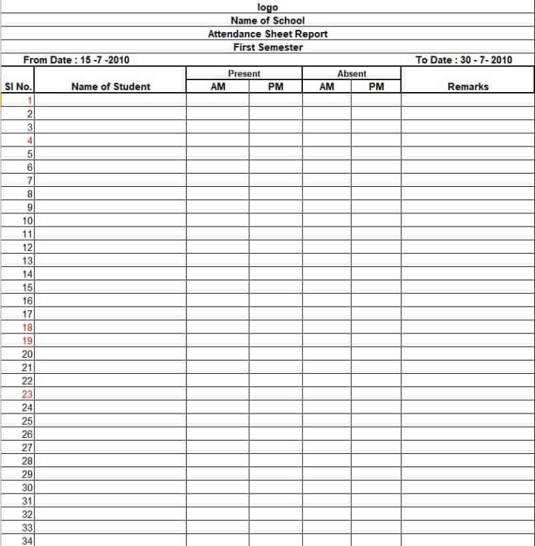 35+ Handy Attendance Sheet Templates [in WORD & EXCEL]