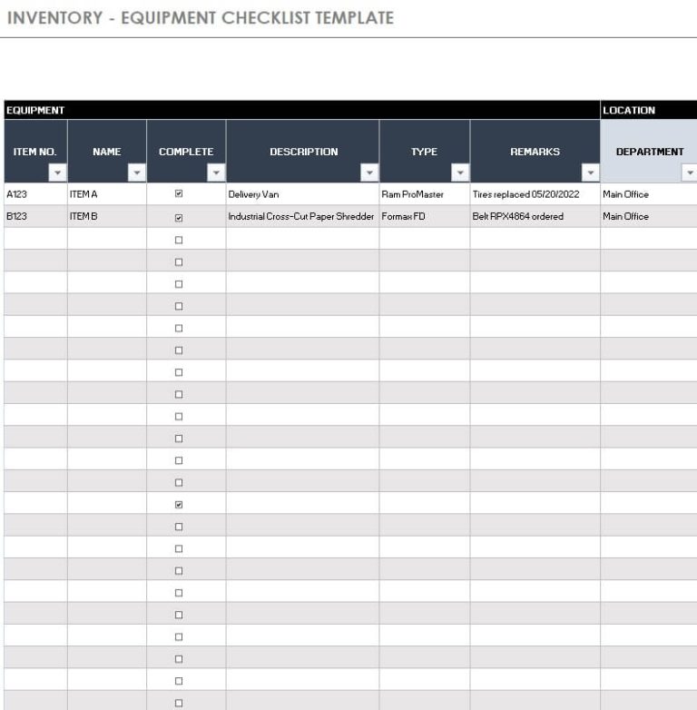 40+ Daily Use Checklist Templates & Samples [in WORD & EXCEL]