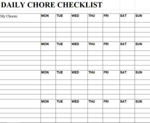 40+ Daily Use Checklist Templates & Samples [in WORD & EXCEL]