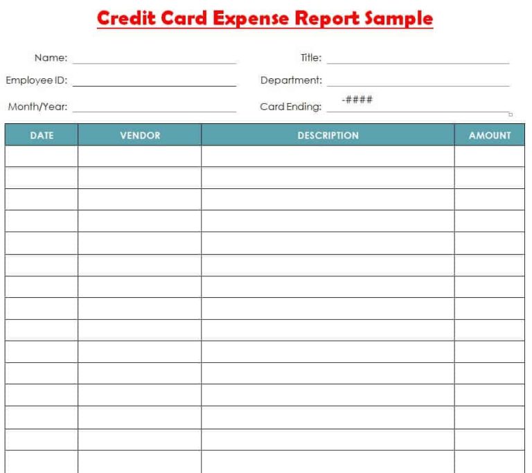 35 Exclusive Expense Report Templates [Excel & Word]