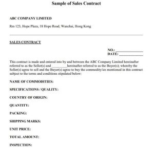 21+ Sample Sales Contract Templates [in WORD & PDF]