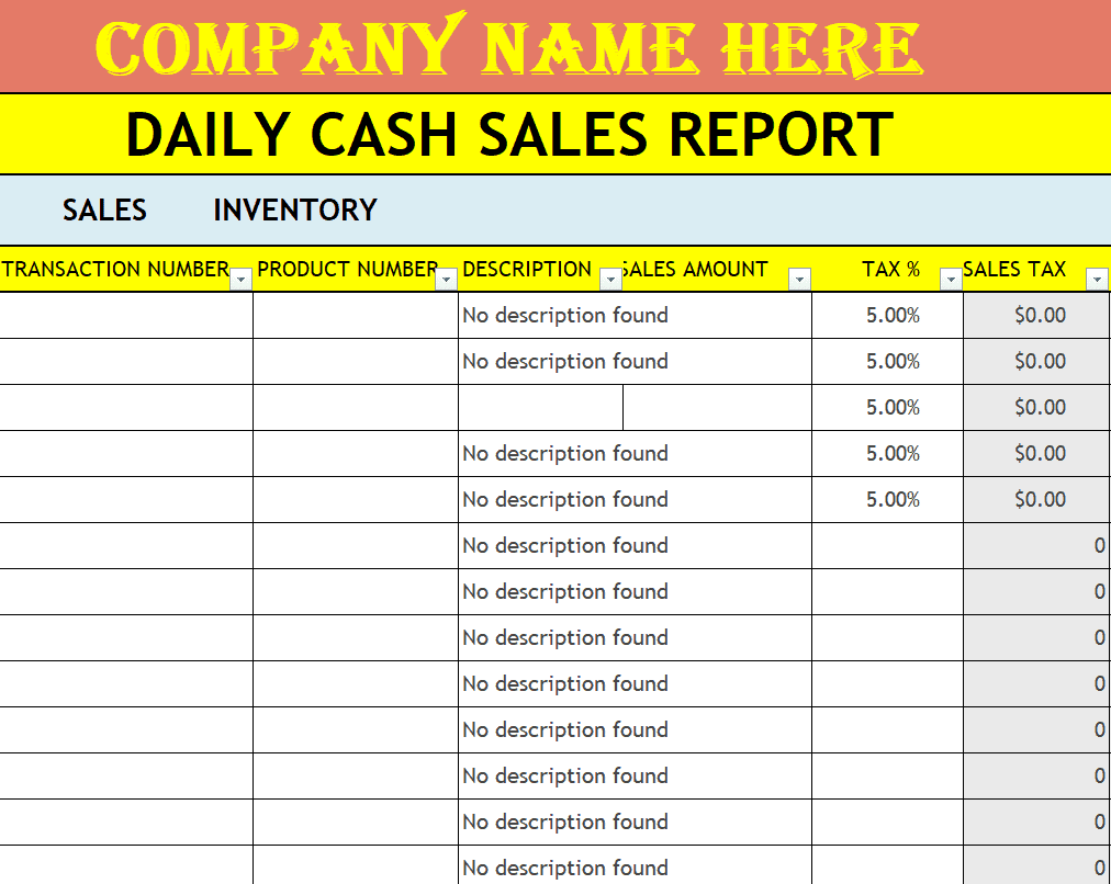 21+ Cash Sales Report Templates [in WORD & EXCEL]