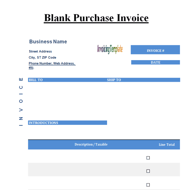 Download 21 Best Purchase Invoice Templates Word Excel Pdf