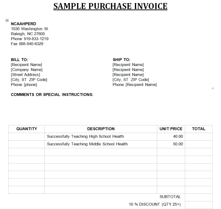 Download 21 Best Purchase Invoice Templates Word Excel Pdf