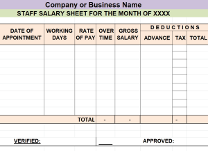 Download 17 Printable Salary Sheet Templates in [EXCEL & WORD]