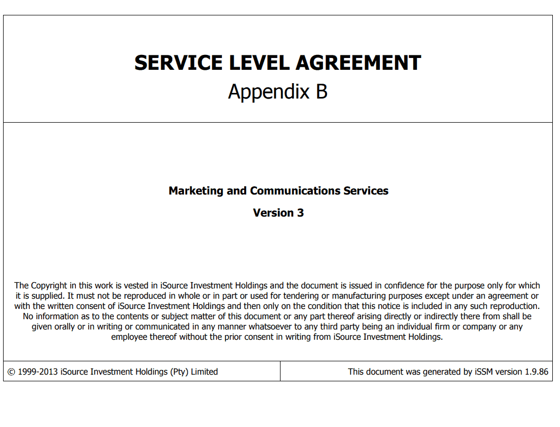 20+ Professional Service Level Agreement (SLA) Templates