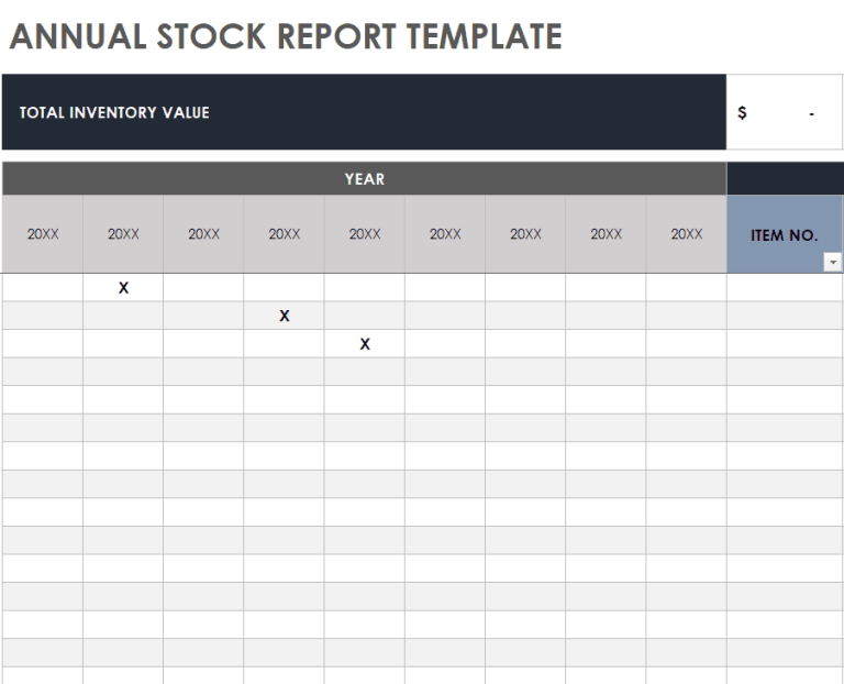 28+ Editable Stock Report Templates in EXCEL